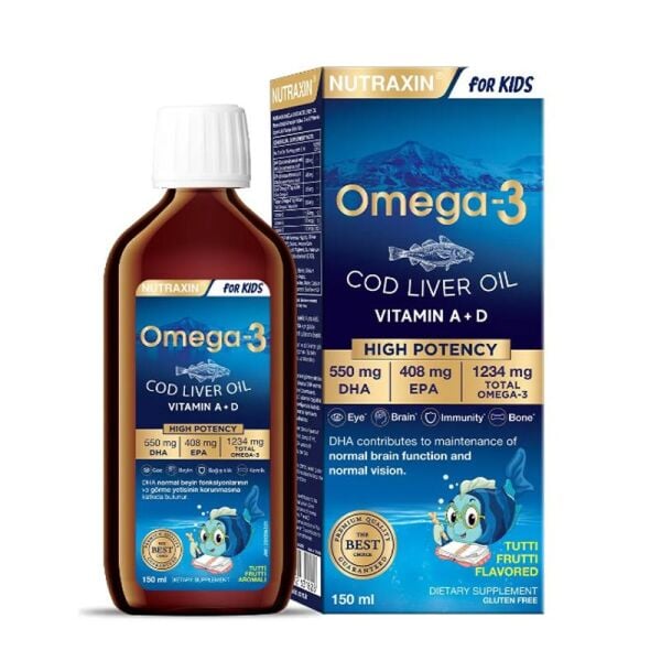 Nutraxin For Kids Omega-3 Balık Yağı 150 ml