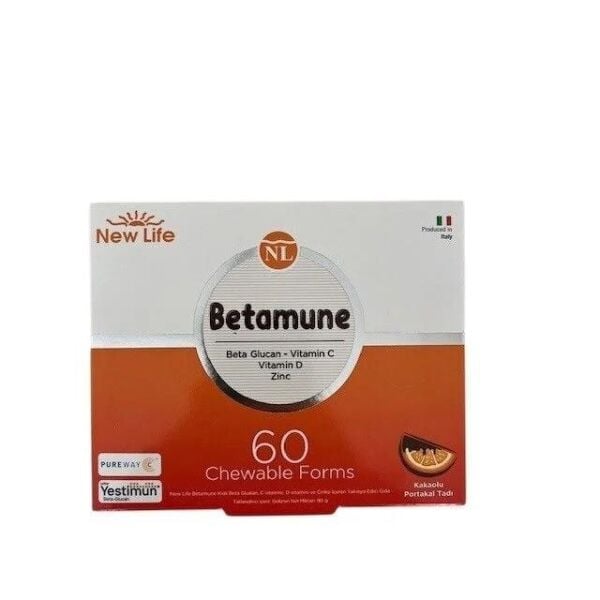 New Life Betamune 60 Çiğneme Tableti