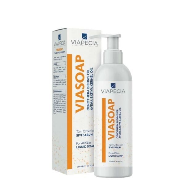 Viapecia ViaSoap Sıvı Cilt Bakım Sabunu 200 ml