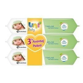 Uni Baby Natural Islak Havlu 3 lü