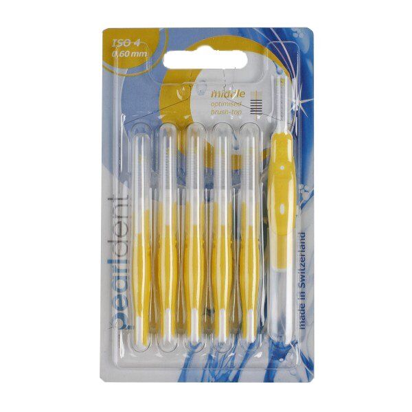 Pearldent ISO 4 Middle 0,60mm Arayüz Fırçası