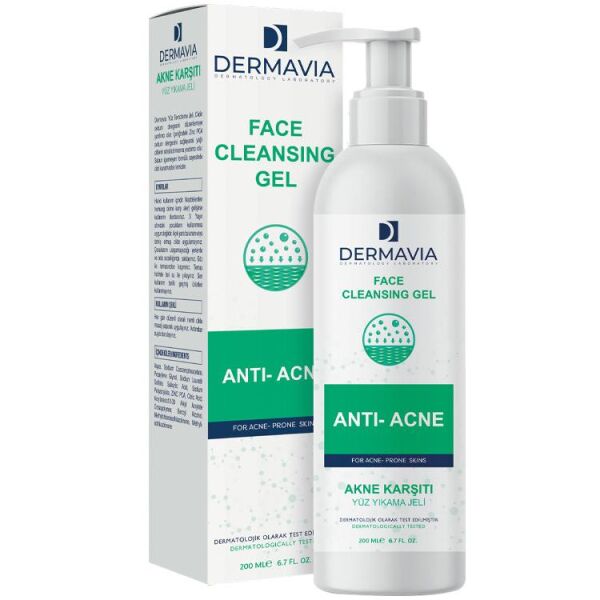 Dermavia  Akne Karşıtı Yüz Yıkama Jeli 200ml