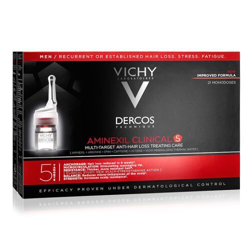 Vichy Dercos Aminexil Clinical-5 (Erkek) 21x6 ml