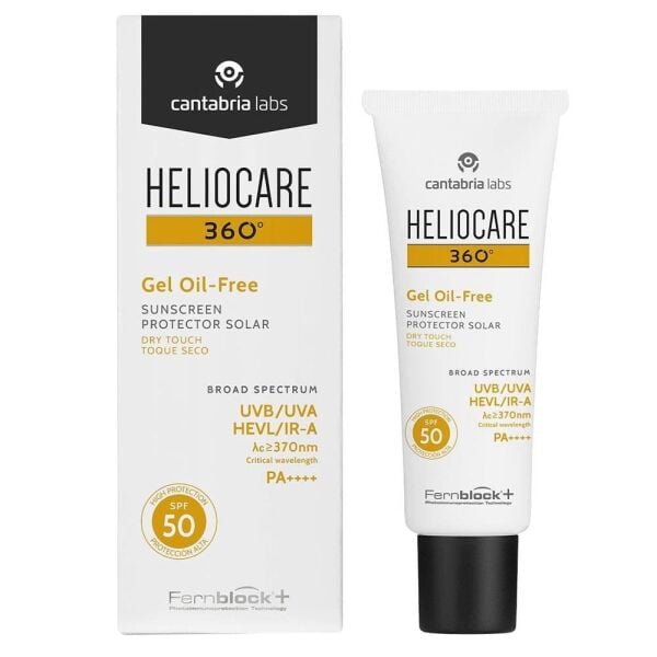Heliocare 360 Gel Oil Free Yağsız SPF+50 Jel Güneş Koruyucu 50 ml