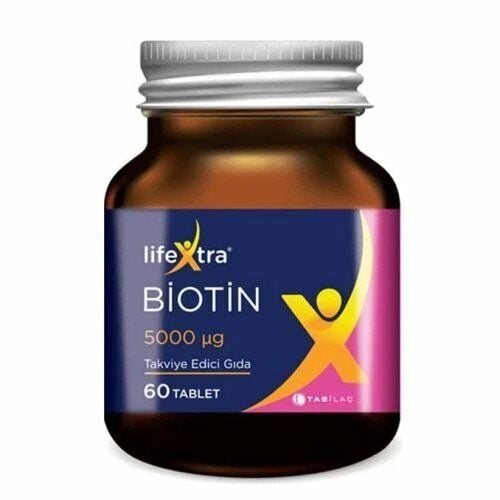 Lifextra Biotin 5000 mg 60 Tablet
