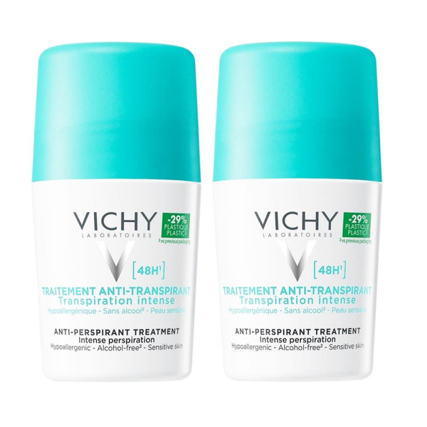 Vichy Deo Rollon Yoğun Terleme Kötü Kokulara Karşı 50 ml 2li Paket