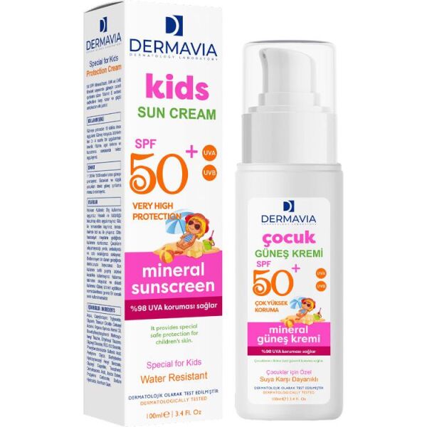 Dermavia Spf+50 Çocuk Güneş Kremi 100 Ml