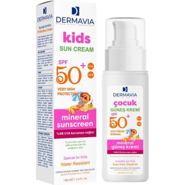 Dermavia Spf+50 Çocuk Güneş Kremi 100 Ml
