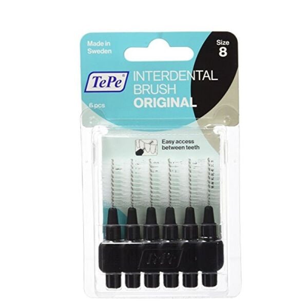 Tepe Blister 6lı interdental Brush Original 1.5mm Siyah