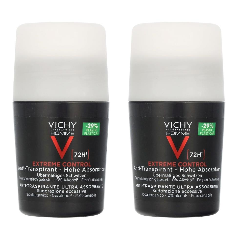 Vichy Deo Rollon Homme Terleme Karşıtı İz Bırakmayan Deodorant Yoğun Kontrol 50 ml 2li Paket