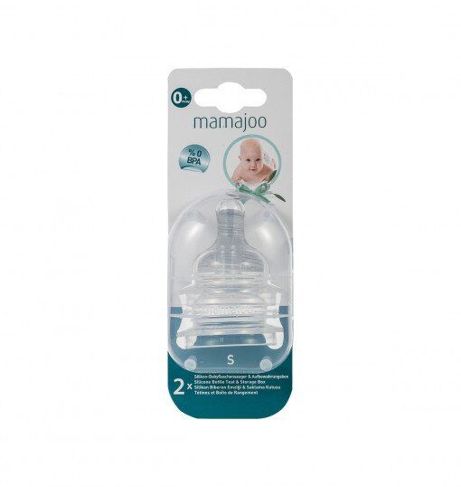 Mamajoo 2'li Silikon Biberon Emziği No:1