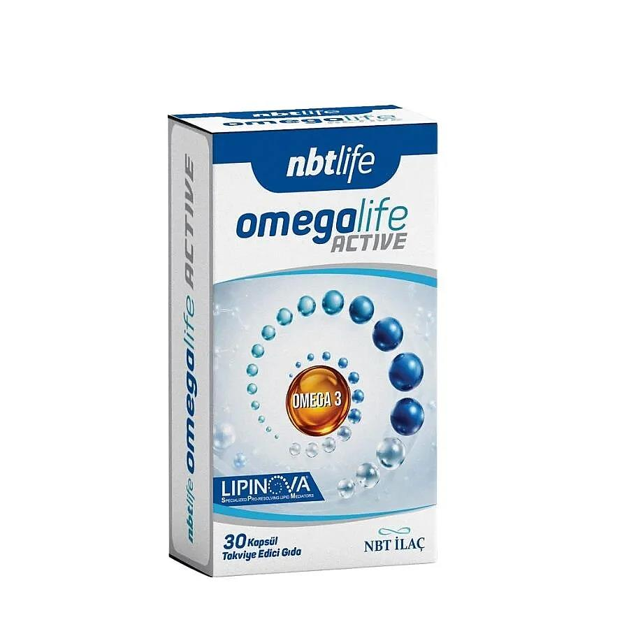 Nbt Life Omegalife Active 30 Kapsül