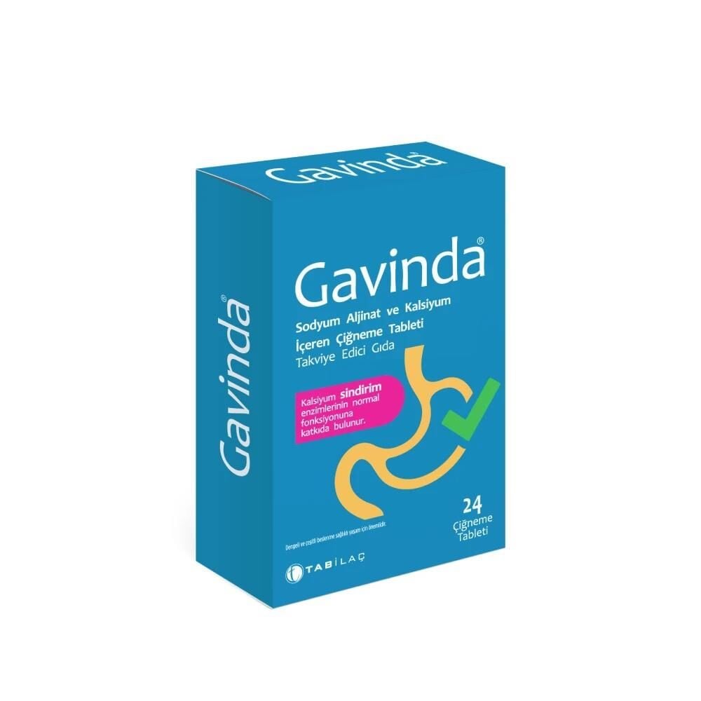 Gavinda 24 Çiğneme Tableti
