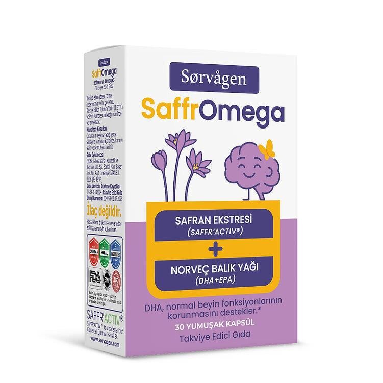 Sorvagen SaffrOmega Safran ve Omega3 30 Yumuşak Kapsül