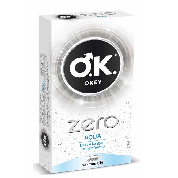Okey Prezervatif Zero Aqua 10'lu