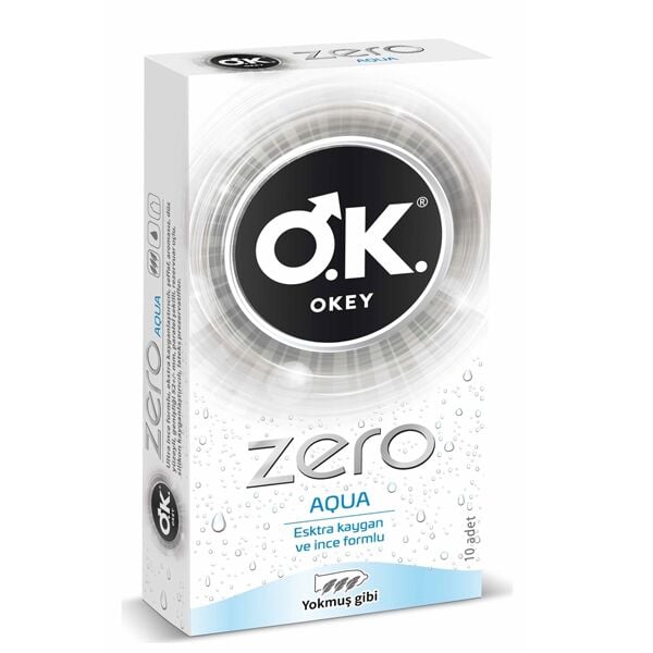 Okey Prezervatif Zero Aqua 10'lu