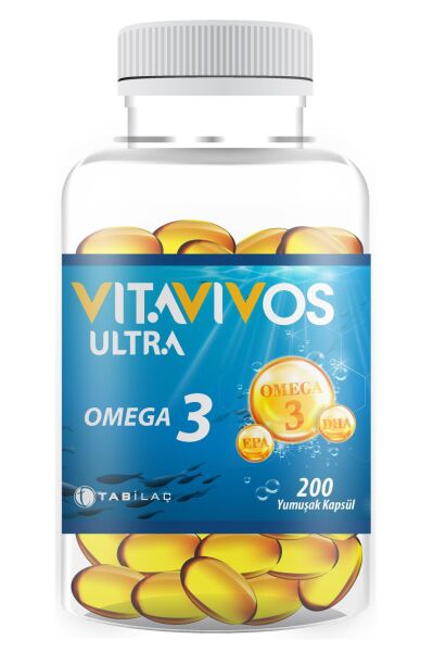 Vitavivos Omega 3, 200 Yumuşak Kapsül
