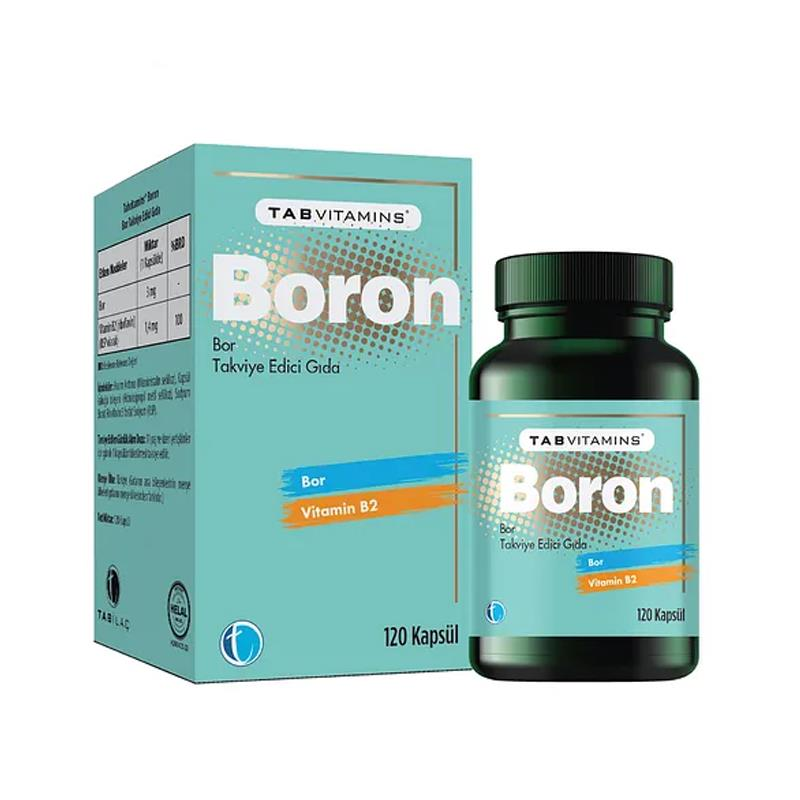 TabVitamins Boron Bor 120 Kapsül