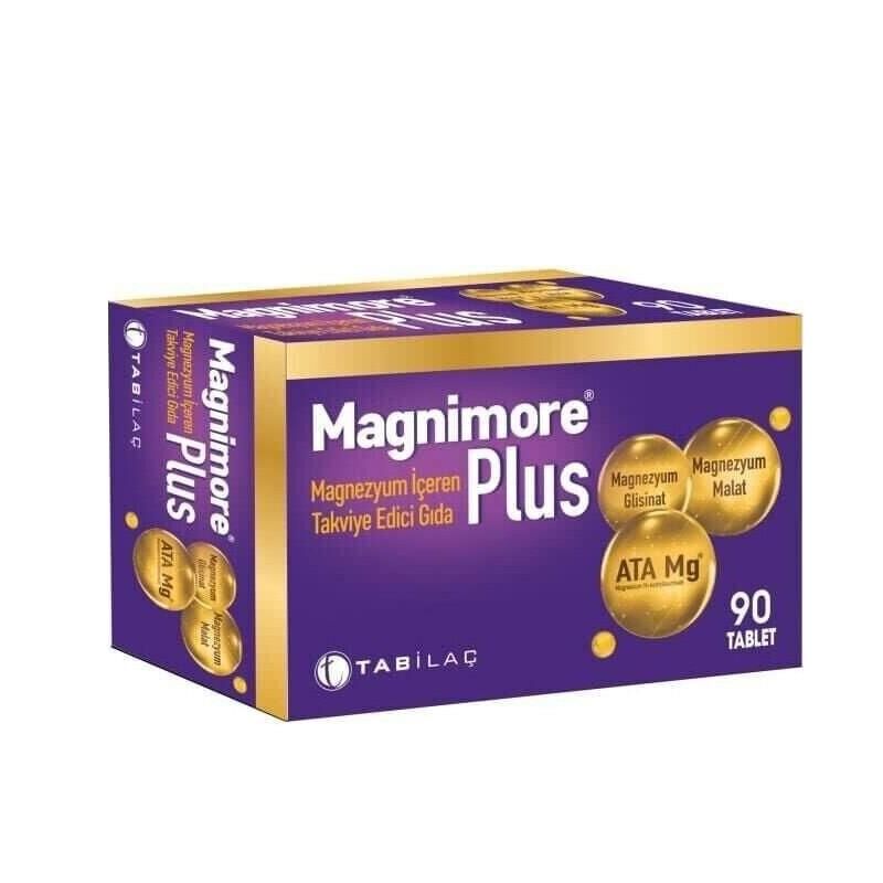 Magnimore Magnezyum Plus İçeren Takviye Edici Gıda 90 Tablet