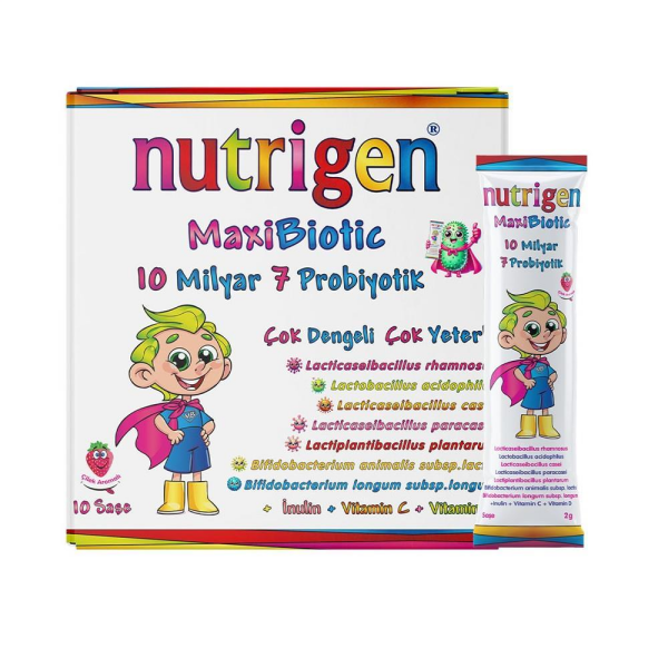Nutrigen Maxibiotic Probiyotik 10 Saşe x 2 gr