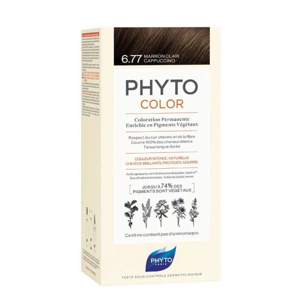 Phyto Color 6.77 Saç Boyası - Cappuccino Kahve (Yeni Formül)