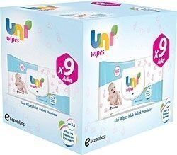 Uni Wipes Islak Havlu 9 lu Paket
