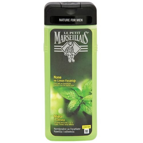 Le Petit Marseillais Men Nane ve Limon Ferahlığı Duş Jeli 400 ml