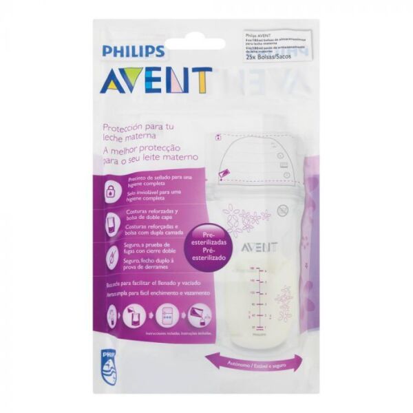 Avent Anne Sütü Saklama Kapları 25*180ml
