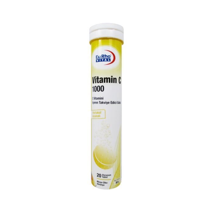 Eurho Vital Vitamin C 1000mg Effervesan 20 Tablet