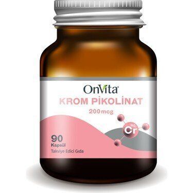 Onvita Krom Pikolinat 200 mcg 90 Kapsül