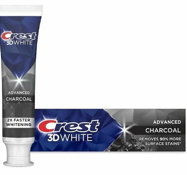 Crest 3D White Charcoal 93 gr