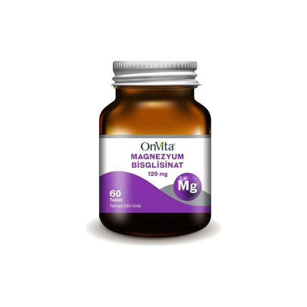 Onvita Magnezyum Bisglisinat 120 mg 60 Tablet