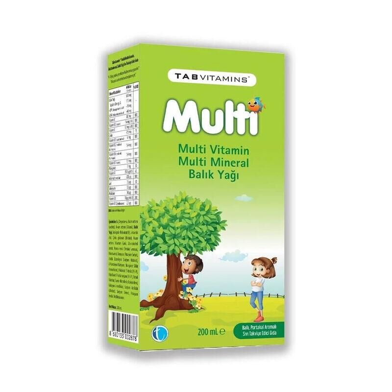 Tabvitamins Multi Balık Yağı 200 ml