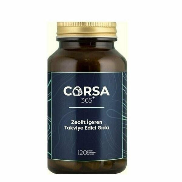Corsa 365 Zeolit İçeren Takviye Edici Gıda 120 Kapsül