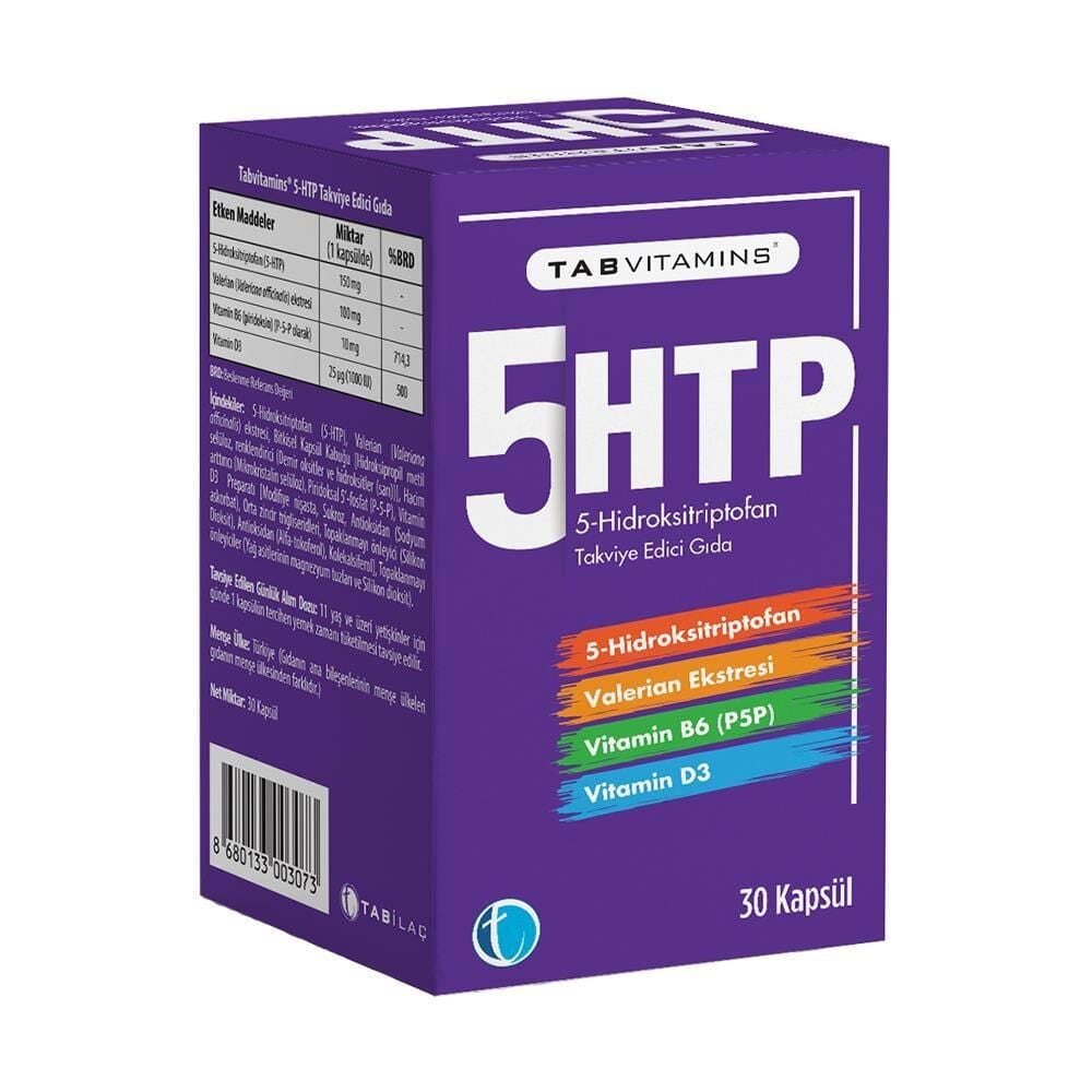 TabVitamins 5HTP 30 Kapsül
