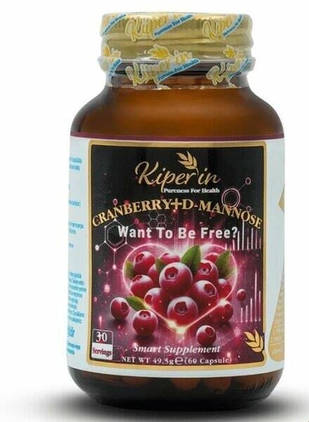 Kiperin Cranberry D-Mannoz 60 Kapsül