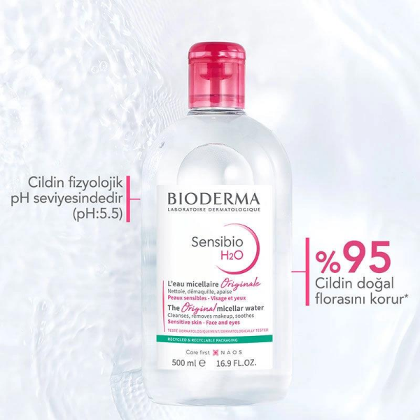 Bioderma Sensibio H2O 500 ml Puanlı