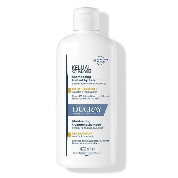 Ducray Kelual Squanorm Kuru Saçlar İçin Kepek Karşıtı Şampuan 400 ml