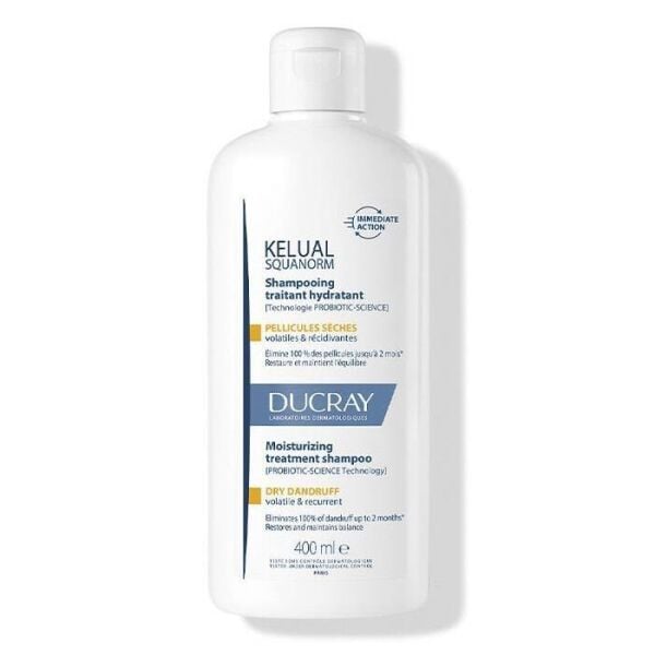 Ducray Kelual Squanorm Kuru Saçlar İçin Kepek Karşıtı Şampuan 400 ml