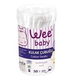 Wee Baby Pamuklu Kulak Çubuk 50 lik 904