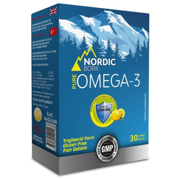 Nordic Bork Omega-3 30 Kapsül