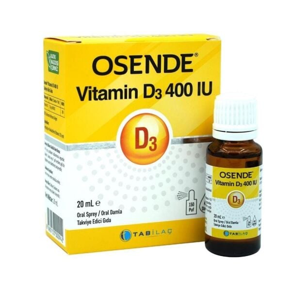 Osende Vitamin D3 400 IU Sprey 20 ml