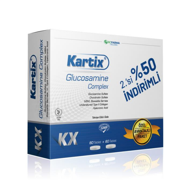 Kartix Glucosamine C 60 Tablet 2li Paket