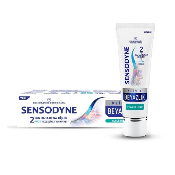 Sensodyne Klinik Beyazlık Güçlü Diş Minesi Diş Macunu 75ml