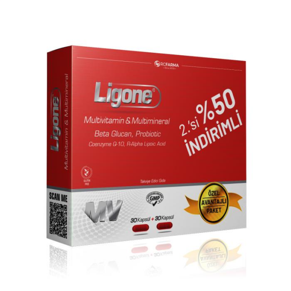 Ligone Multivitamin  30 Kapsül 2li Paket