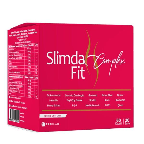 Slimda Fit Complex 60 Kapsül 20 Saşe