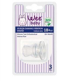 Wee Damaklı Biberon Emziği No:3 (18 Ay) 127