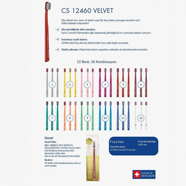 Curaprox CS 12460 Velvet Diş Fırçası