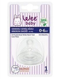 Wee Damaklı Geniş Ağızlı Biberon Emziği No:1 (0-6 Ay) 794