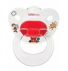 Wee Desenli Gövdeli Damaklı Uç Emzik No:2 (6-18 Ay)834